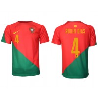 Maglie da calcio Portogallo Ruben Dias #4 Prima Maglia Mondiali 2022 Manica Corta